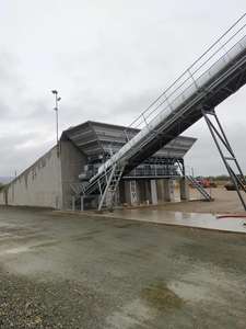 240 M3/h Machine de dosage de béton stationnaire robuste Solution de mélange prêt pompe moteur PLC boîte de vitesses roulement de noyau - Product Image 3