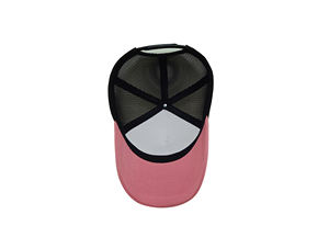 Sombrero de camionero de 5 paneles estructurado en dos tonos con logotipo modificable, moda deportiva y transpirable para uso en exteriores, sombreros hechos en Vietnam - Product Image 5