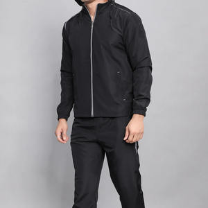 ชุดกีฬาแขนยาวผ้าโพลีเอสเตอร์สำหรับผู้ชายชุดวอร์มทรงสลิมฟิตสำหรับวิ่งเล่นยิม - Product Image 6