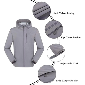 Mejor venta 2024 al por mayor deporte cortavientos chaquetas de invierno Softshell Soft Shell chaqueta Pakistán - Product Image 5