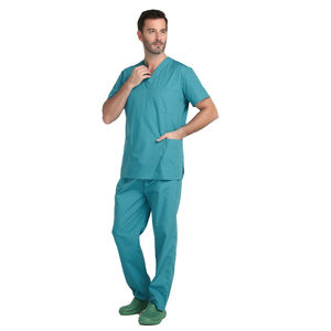 ชุดเครื่องแบบโรงพยาบาลชุดสครับทางการแพทย์ใส่สบายชุดยูนิฟอร์มพยาบาลโลโก้ได้ตามต้องการ - Product Image 4