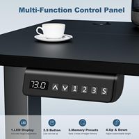 Table de travail moderne à hauteur réglable, bureau électrique assis-debout automatique, table électrique pour ordinateur à domicile, table électrique pour bureau