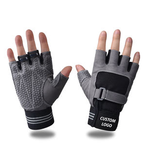 Nice Style Nouvelle Arrivée Noir Et Gris Couleur Eco Friendly Personnalisé Fait Nouveaux Gants D'haltérophilie PAR DES INDUSTRIES INCROYABLES - Product Image 2