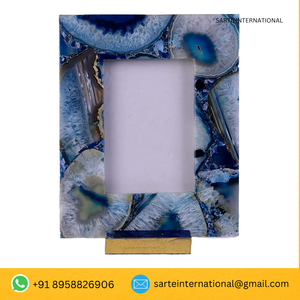 Rose Quartz Agate Photo <b>Frame</b> High Quality Natural Stone Elegant Home Decor Gift Exclusive <b>Picture</b> <b>Frame</b> for Displaying Memories - Product Image 3