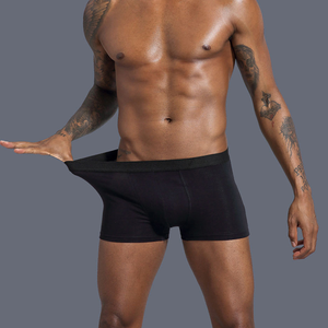 Calzoncillos bóxer personalizados para hombre, ropa interior clásica de algodón con cintura elástica cómoda y estampado transpirable, calzoncillos con logotipo personalizado - Product Image 3