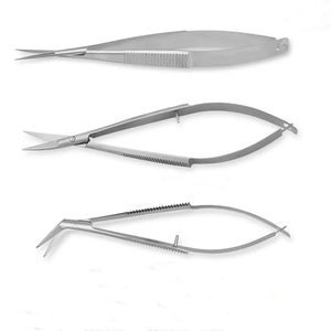 Nouvelle Arrivée Marque Privée En Acier Inoxydable Micro Bouclé Noir Or Sourcils Sourcils Ciseaux À Ressort Pour La Coupe D'extension De Cils - Product Image 1