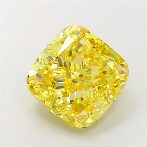 เพชร CVD คุณภาพเยี่ยม ระดับหรู สำหรับเครื่องประดับชั้นดี สีเหลืองสดใส สวยงาม โดดเด่น  เพชรเลี้ยงในห้องปฏิบัติการแบบเม็ดเดี่ยว - Product Image 1