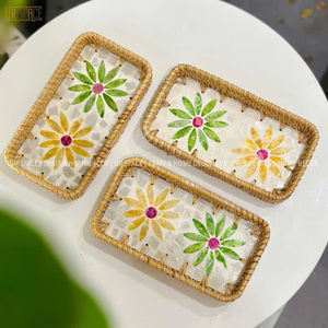 ถาดรองขนมปังหวายทำด้วยมือถาดโชว์เบเกอรี่แบบชนบทถาดเสิร์ฟแบบธรรมชาติผู้จำหน่ายจากเวียดนาม - Product Image 4