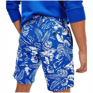 กางเกงขาสั้นออกกำลังกายลำลองสำหรับผู้ชายกางเกงวิ่งผ้าไอซ์ซิลค์ระบายอากาศได้ดีทำจากผ้าฝ้าย100% มีกระเป๋า - Product Image 2