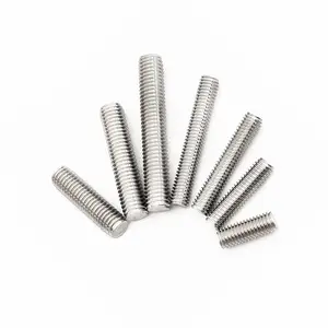 ASME/ANSI Din 975 Din 976 tiges en acier tout fileté galvanisation à chaud avec système de mesure métrique finition zinc noir - Product Image 1