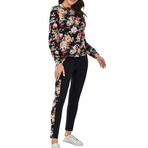 Survêtement décontracté en molleton uni pour femme, 100% coton, design d'hiver, lavable, séchage rapide, respirant, style haut de gamme, best-seller - Product Image 2