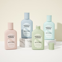 Flacon de shampoing biodégradable en PET pour soins de la peau, avec bouchon à vis unique en céramique, pour cosmétiques et toner
