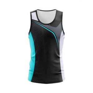 Camiseta sin mangas de algodón para hombre con logotipo personalizado, camiseta transpirable para entrenamiento en el gimnasio, ropa deportiva de verano, camiseta sin mangas de punto - Product Image 5