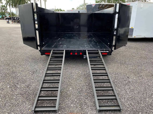 Remorque benne hydraulique fiable de 3,5 tonnes à haute capacité pour le transport de sable, gravier, terre et matériaux - Product Image 4