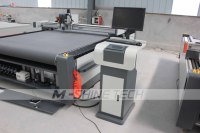 Máquina de Corte CNC de Alta Velocidad con Cuchilla Oscilante de 1600x2500mm, Plotter de Corte de Tela y Cuero con Husillo de 2.2KW y Alimentación Automática