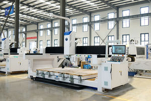 Heavy Duty 4+1 Bridge Saw Cnc Stone Cutting Machine 4 Axis Bridge Cutter Kitchen Countertop Making Machine in Russia for Sale - Product Image 2