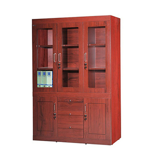 Armoire en bois Hoa Phat DC1350H10 pour l'organisation du salon et du bureau - Product Image 1