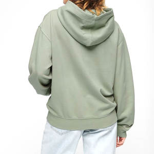 Sudadera con capucha de gran tamaño para mujer OEM hecha a medida de tendencia superior Material de alta calidad con colores personalizados Tamaño y logotipo Sudaderas con capucha - Product Image 6