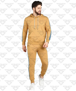 Survêtements lourds avec impression de logo bouffante personnalisés Ensemble pantalon de survêtement et sweat à capuche de haute qualité Survêtement Slim Fit pour hommes - Product Image 3