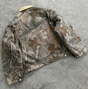 Venta al por mayor de ropa de calle personalizada Camoflouge chándal hombres carpintero pantalones Cargo y cremallera Reals Tree Camo chaqueta conjunto - Product Image 2