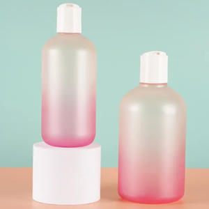 <b>Plastic</b> <b>Bottle</b> Manufacturer Frosted <b>Spray</b> <b>Plastic</b> Round Shampoo <b>Bottle</b> with <b>Plastic</b> Cap Cosmetic <b>Bottle</b> Shampoo Conditioner - Product Image 2