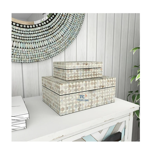 Best Seller <b>Gift</b> <b>Box</b> Mother of Pearl Jewelry <b>Boxes</b> Wholesale Luxury Products in Vietnam Handmade Lacquer Custom <b>Box</b> - Product Image 6