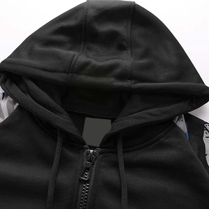 เสื้อฮู้ดแขนยาวมีซิปสำหรับผู้ชายเสื้อสเวตเตอร์แขนยาวผ้าฝ้าย100% สำหรับใส่ออกกำลังในยิมกลางแจ้ง - Product Image 6