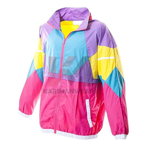 Conjunto Deportivo Retro para Hombre, Chaqueta y Pantalones Deportivos Cortavientos, Estilo Hip Hop, Ligero - Product Image 1