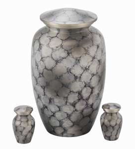 URNA DE CREMACIÓN DE FUEGO AZUL PARA CENIZAS HUMANAS CON URNA FUNERÁTICA DE GRABADO ARTESANAL CON ACABADOS ELEGANTES - Product Image 5