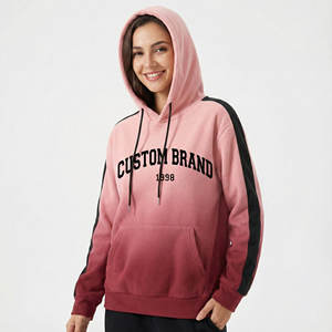 Sudaderas con Capucha de Algodón Premium al por Mayor, Logotipo Personalizado, Sudaderas Holgadas para Mujer, Sudaderas con Capucha Cálidas, Venta Directa de Fábrica - Product Image 1