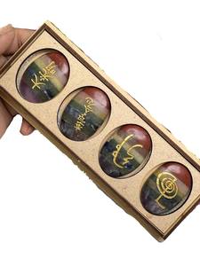 ชุดสัญลักษณ์ฮวงจุ้ยเรกิ7จักระพร้อมกล่องหินธรรมชาติ - Product Image 3