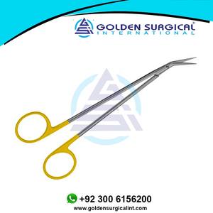 Tijeras De-Bakey TC Instrumentos de disección de arteriotomía de eje largo Tijeras vasculares para operaciones y uso clínico - Product Image 2