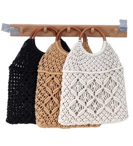 Crochet Handbags <b>Boho</b> Beach <b>Bags</b> Vintage Crochet Macrame Beach <b>Bags</b> Direct From Indian Supplier - Product Image 1