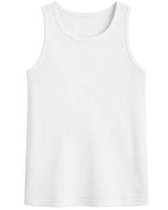 Customized <b>Men</b> Sleeveless Ribbed <b>Tank</b> <b>Top</b> Muscle Fit Casual Summer Wear Soft Stretch Cotton Vest <b>White</b> Color OEM Wholesale - Product Image 1
