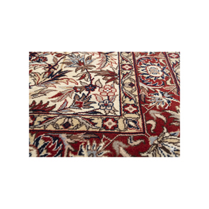 Alfombras de Lana Anudadas a Mano Aalam Ivory Paem-1251, Estilo Tabriz, Rectangulares, Hechas a Mano con Diseño Floral para Decoración del Hogar, Sala de Estar y Pasillo - Product Image 3