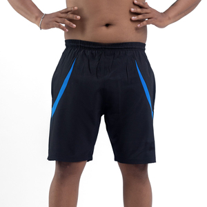 Custom Embroidery 2026 Mens Soccer Shorts Piping Breathable Quick Dry Solid <b>Elastic</b> Waist Sports Running Shorts 100% Polyester - Product Image 5