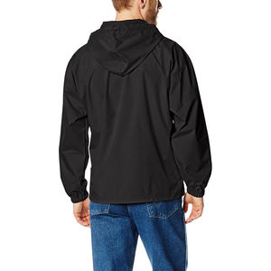 Veste coupe-vent pour homme sur mesure, design haut de gamme avec col montant, taille personnalisée, toile légère pour l'hiver, OEM - Product Image 4