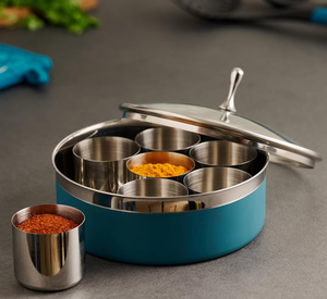 Boîte à épices en acier inoxydable Conteneur Ustensiles de cuisine Comptoir Assaisonnement Organisateur Boîte à épices Vente chaude - Product Image 1