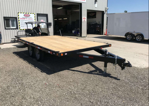 รถพ่วงอเนกประสงค์ ATV ปี 2025 SWS ขนาด 8.5 x 24 ฟุต แบบพื้นเรียบสำหรับขนส่งอุปกรณ์ - Product Image 5