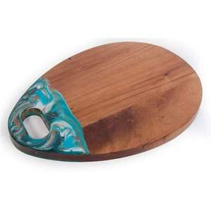 Fabriqué à la main Rectangle hacher servant planche à découper maison Restaurant fêtes de noël ustensiles de cuisine résine rustique - Product Image 1