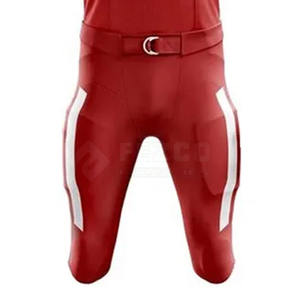 Uniforme de football américain de haute qualité 100% polyester à manches courtes pour hommes, respirant, séchage rapide, élégant, faible MOQ pour taille adulte - Product Image 5