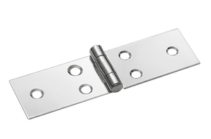 Cerniera a perno fisso inox lunga 80x23 mm - Product Image 1