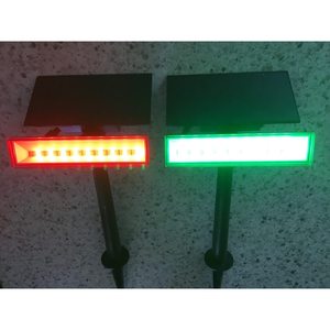 Consciot Lot de 6 projecteurs solaires 54 LED 7 couleurs changeantes étanches IP67 5W Puissance Projecteurs de jardin extérieurs certifiés RoHS - Product Image 2