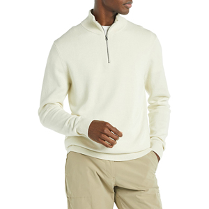 Sweat-shirt pour homme de haute qualité, demi-zip, polaire, pull à col montant, sweat-shirt à fermeture éclair, manches longues - Product Image 5