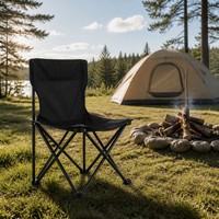 Chaise de pêche pliante portable pour la plage, avec cadre en acier inoxydable et tissu Oxford, idéale pour le camping, le jardin et les pique-niques en extérieur (vente en gros)