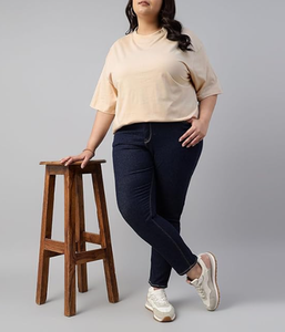 Prix d'usine T-shirts en coton décontractés grande taille pour femmes Logo personnalisé à manches courtes et col rond pour une utilisation en salle de sport été respirant - Product Image 4