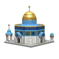Ensemble de blocs de construction Dôme de la roche vente en gros pour enfants jouets éducatifs Eid Ramadan cadeaux guide TAKVA enfants Dôme du rocher