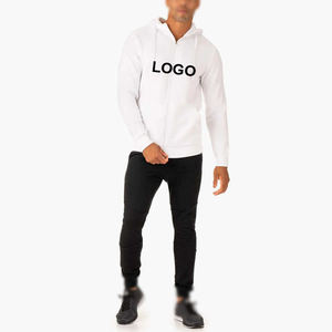 Sudadera con capucha con cremallera Vintage de otoño para hombre, algodón lavado ácido de peso pesado con estampado de hojaldre, sudaderas con capucha con logotipo personalizado - Product Image 6