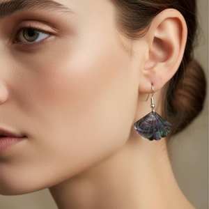 Bijoux vietnamiens faits à la main, boucles d'oreilles en corne de buffle naturelle polie, style léger et pendantes, pour une utilisation unique en accessoire - Product Image 5