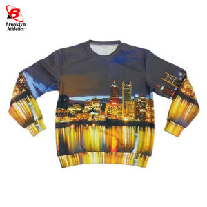 Mens Custom Polyester Sublimation <b>Hoodie</b> Quick Dry sweatshirts - Product Image 5